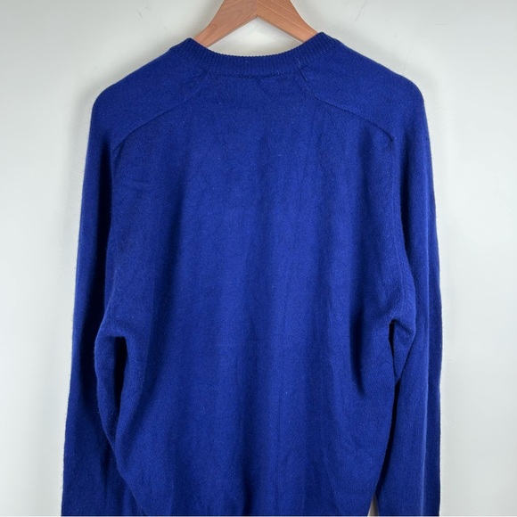 Vintage Clan Douglas Nordstrom 100% Cashmere V-Neck Sweater XLT Made in Scotland - Picture 6 of 13